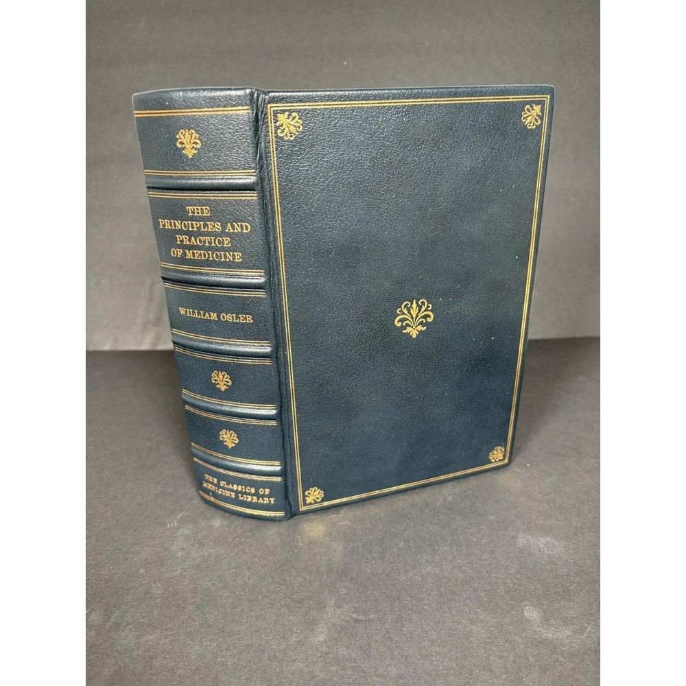William Osler Principles Practice of Medicine 1978 Gryphon Leather Medical Book